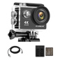 Câmera de Ação Profissional Portátil 4K Ultra HD 60FPS - Estilo Go Pro